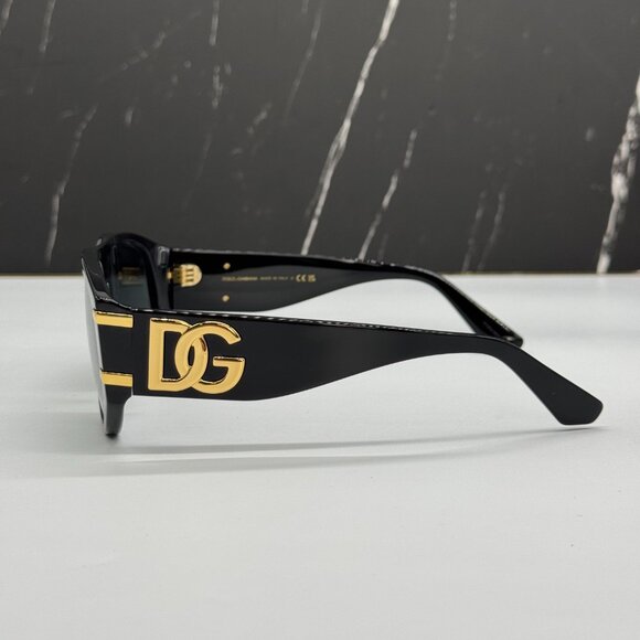 NEW DOLCE&GABBANA DG4499 501/87 BLACK SUNGLASSES DG4499 50187 EYEWEAR - Picture 5 of 9